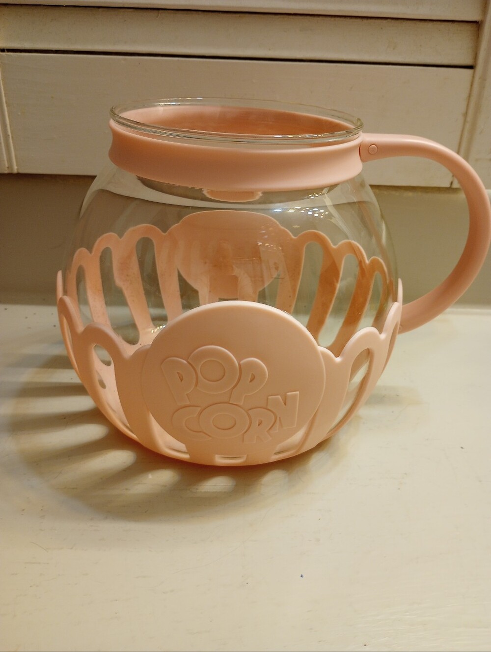 Glass Popcorn Pitcher With Silicone Sleeve - Pitcher Only